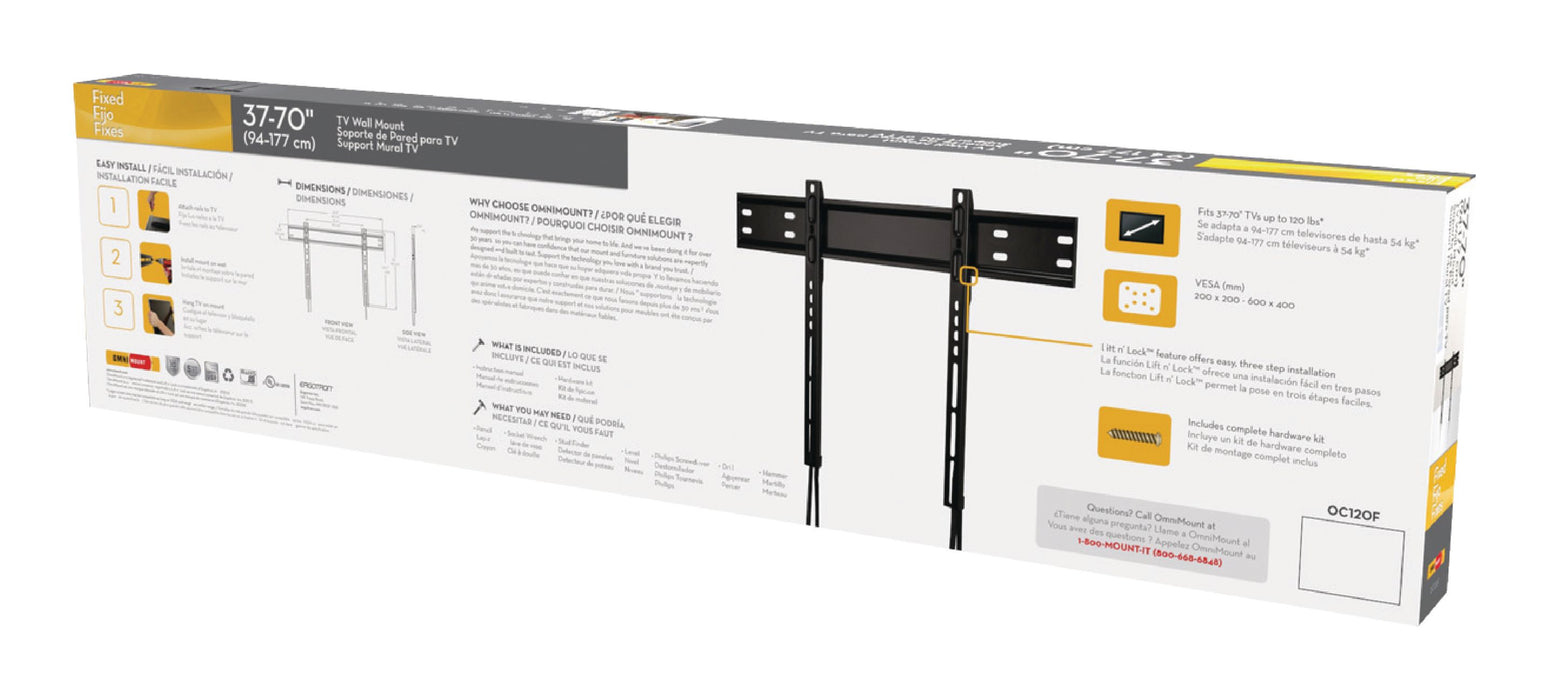 TV Muurbeugel Vast 37 - 70 " 54 kg