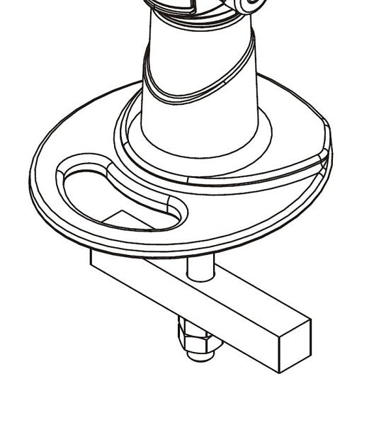 NewStar montageplaat voor bureaudoorvoer FPMA-D940GROMMET