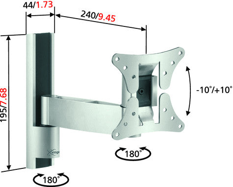 Vogels VFW 326 LCD/TFT wandsteun