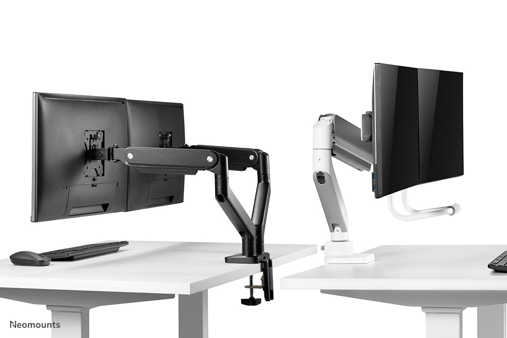 DS75-450BL2 full motion monitor bureausteun voor 17-32 inch schermen - Wit