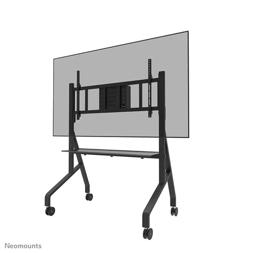 Neomounts FL50-575BL1 Vloersteun: Mobiele Oplossing voor 65-110 inch TV's - Zwart