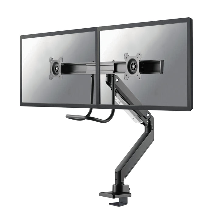 NM-D775DXBLACK is een gasgeveerde bureausteun met crossbar en hendel voor flat screens t/m 32 inch (81 cm).