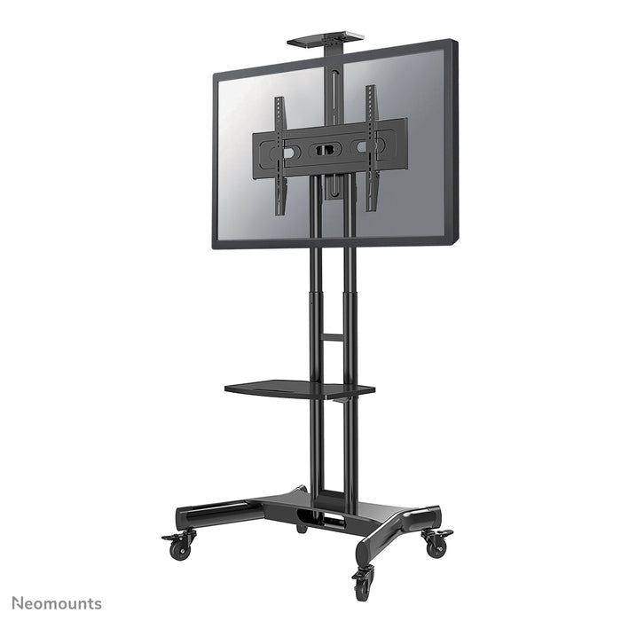 NM-M1700BLACK is een verrijdbaar meubel voor flat screens t/m 75 inch (191 cm). Inclusief laptop-plateau - Zwart