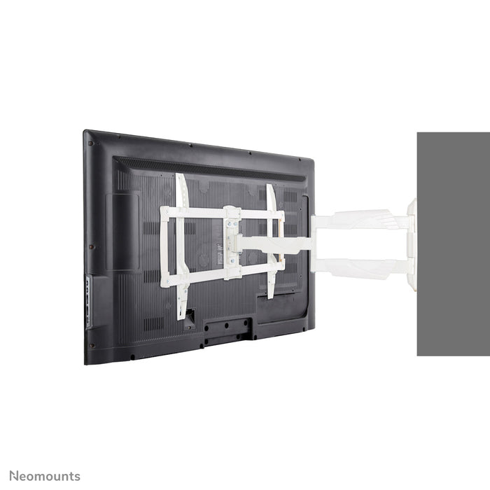 NM-W460WHITE is een wandsteun met 3 draaipunten voor flat screens t/m 60 inch (150 cm).