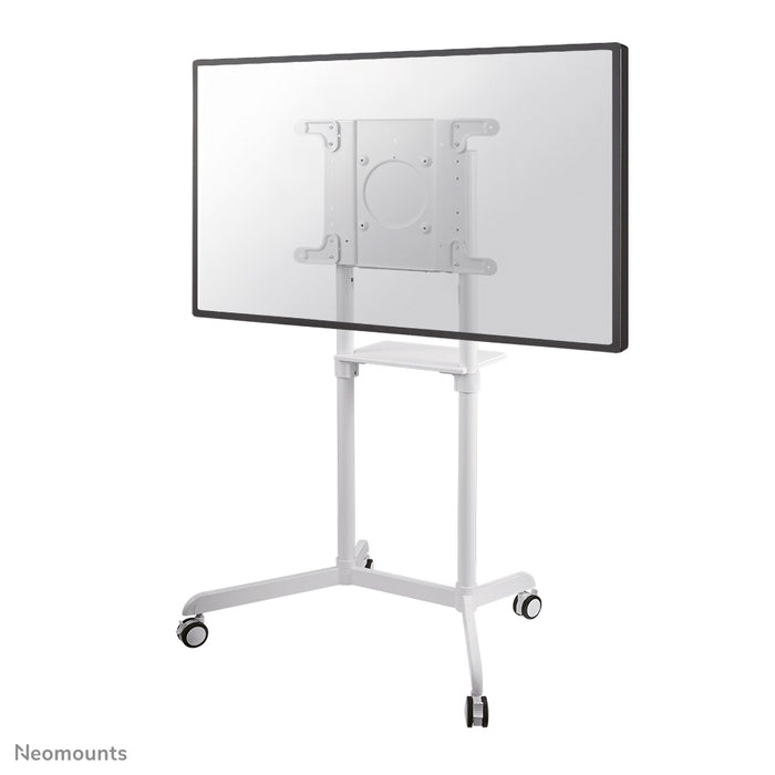 NS-M1250WHITE is een verrijdbaar meubel voor flat screens t/m 70 inch (178 cm). Incl. laptop plateau - Wit