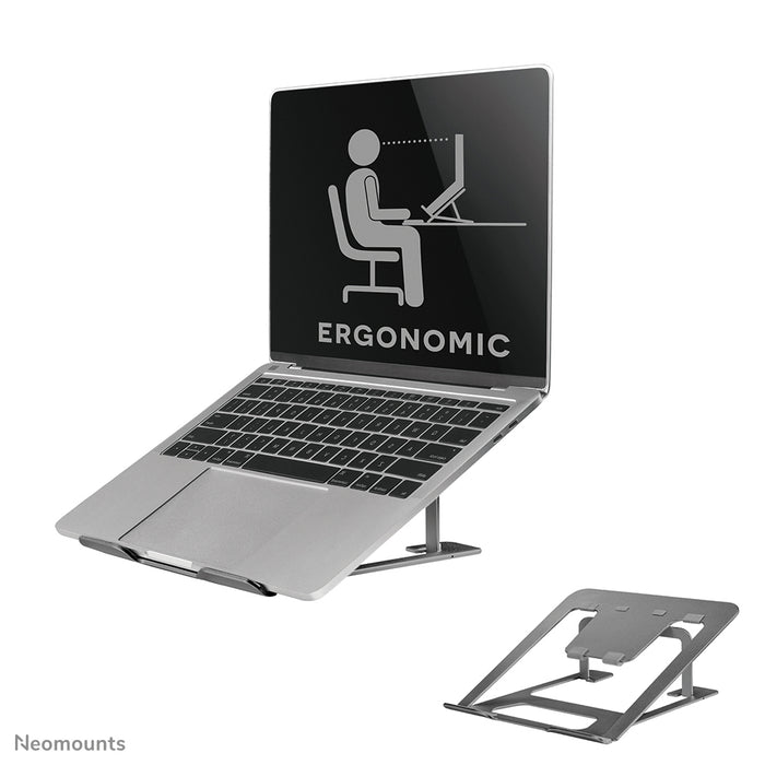opvouwbare laptop standaard - Grijs