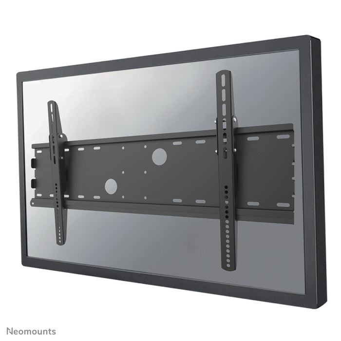 PLASMA-W100BLACK is een vlakke wandsteun voor flat screens t/m 85 inch (216 cm).