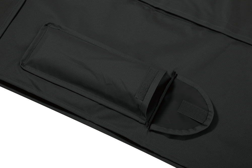 TV-Beschermhoes voor Buiten | 55" - 58" | Uitstekende Kwaliteit Oxford-Doek | Zwart
