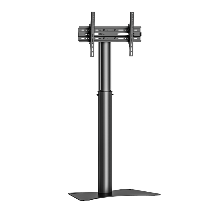 WOLFF MOUNT TV Vloerstandaard Zwart – Universele TV Standaard 32 t/m 70 Inch – In Hoogte Verstelbaar – VESA t/m 800x400 – Max. 50 kg – Vrijstaand